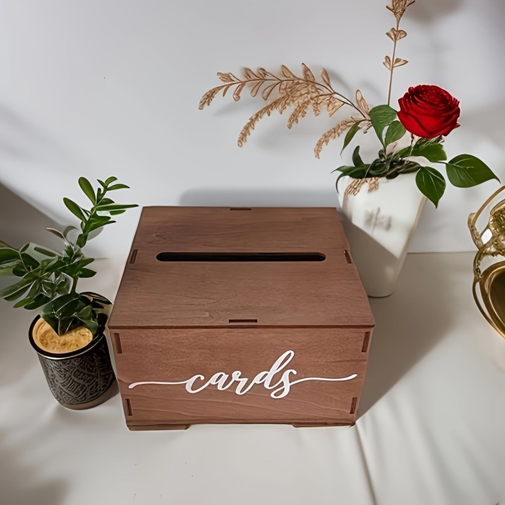 New Wooden Wedding Card Box De - Wedding Card Box 评论和价格