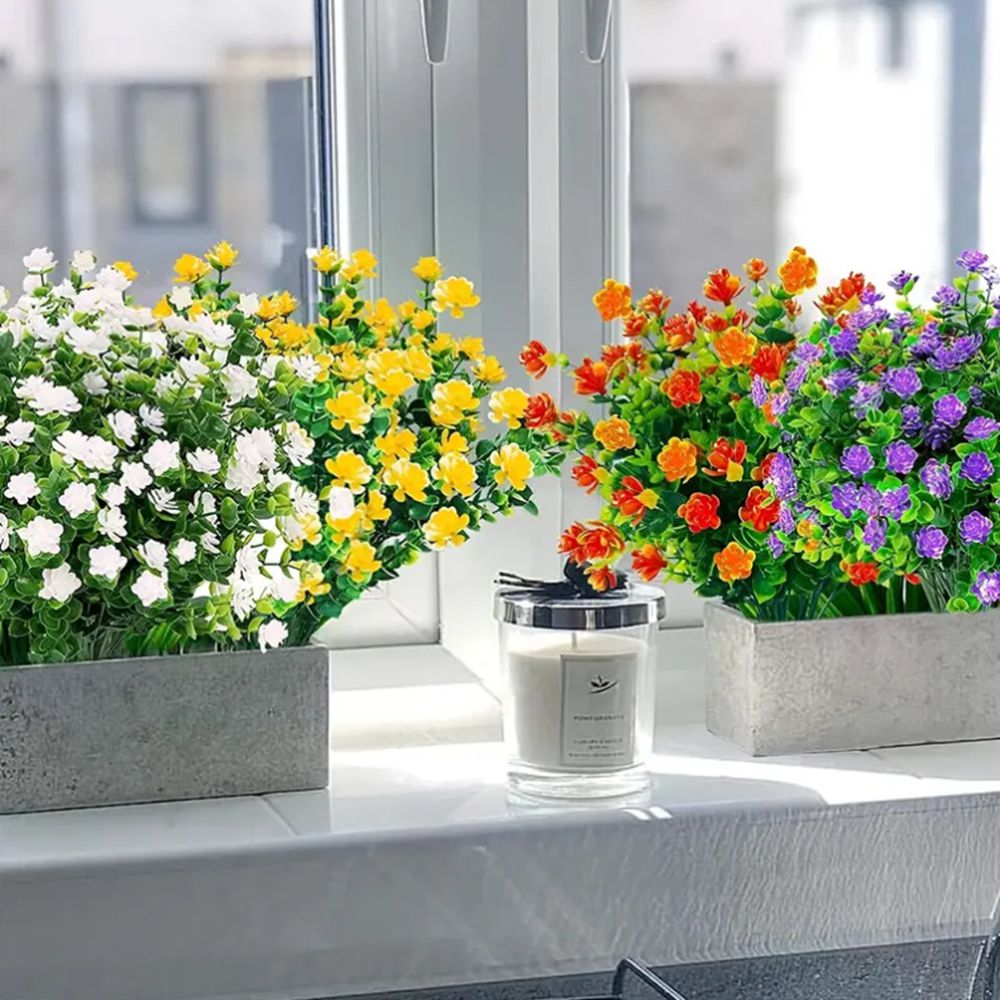 3/6pcs Artificial Plant Flower - Flower Girl Basket 评论和价格