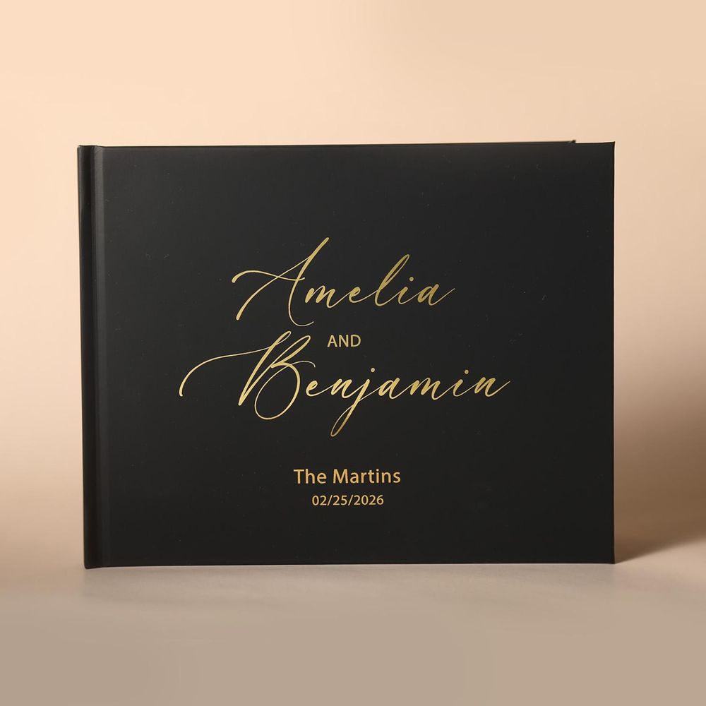 Personalized Wedding Guest Boo - Personalized Guest Book 评论和价格