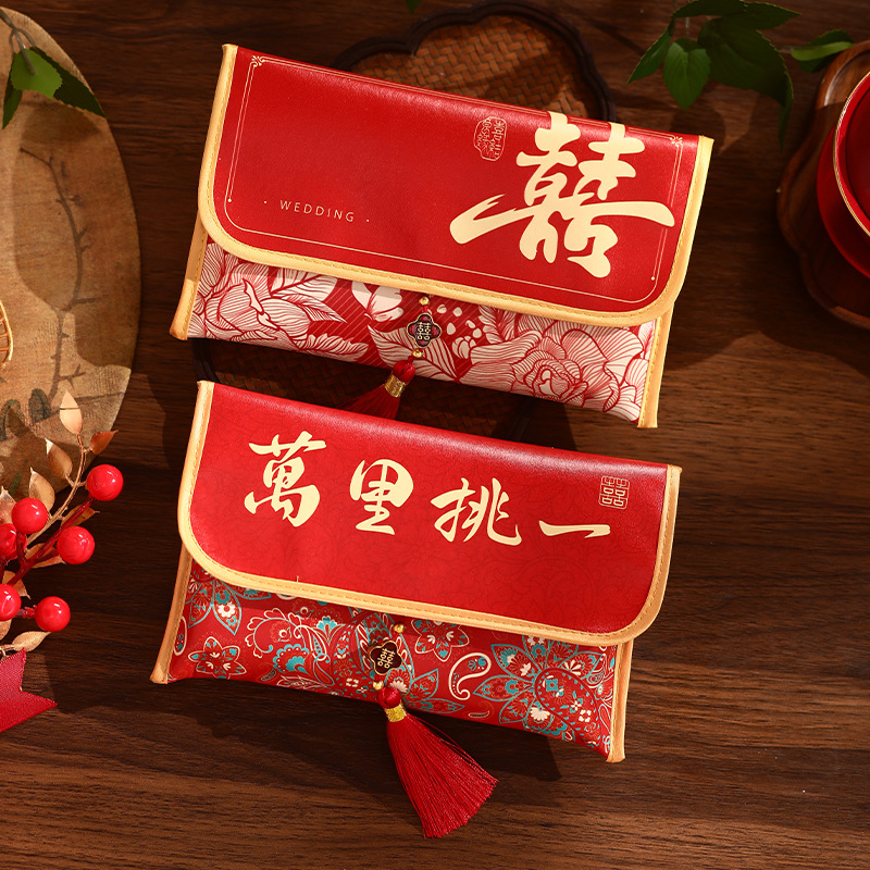 Chinese Wedding Red Envelope L - Wedding Envelopes 评论和价格