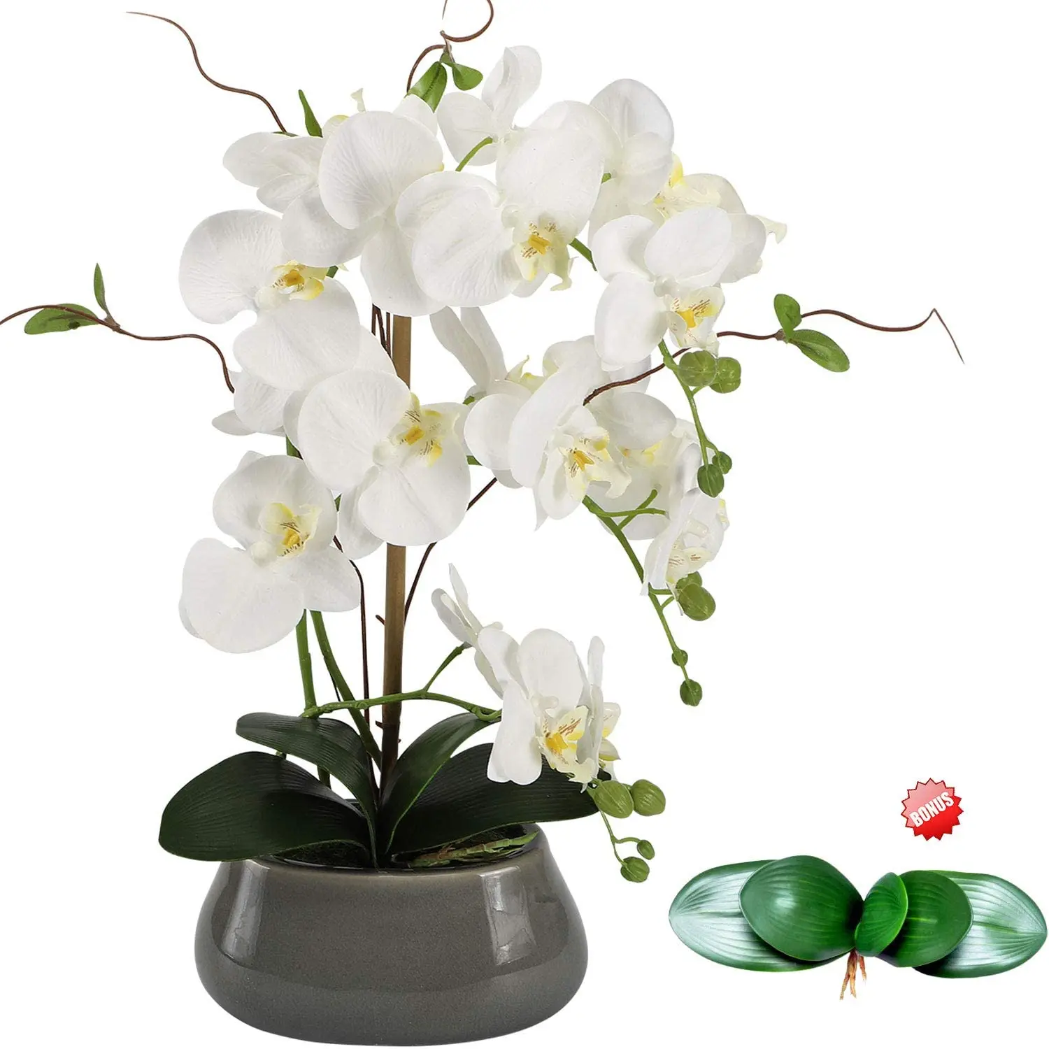 Artificial Orchid Flowers Cent - Flower Girl Basket 评论和价格