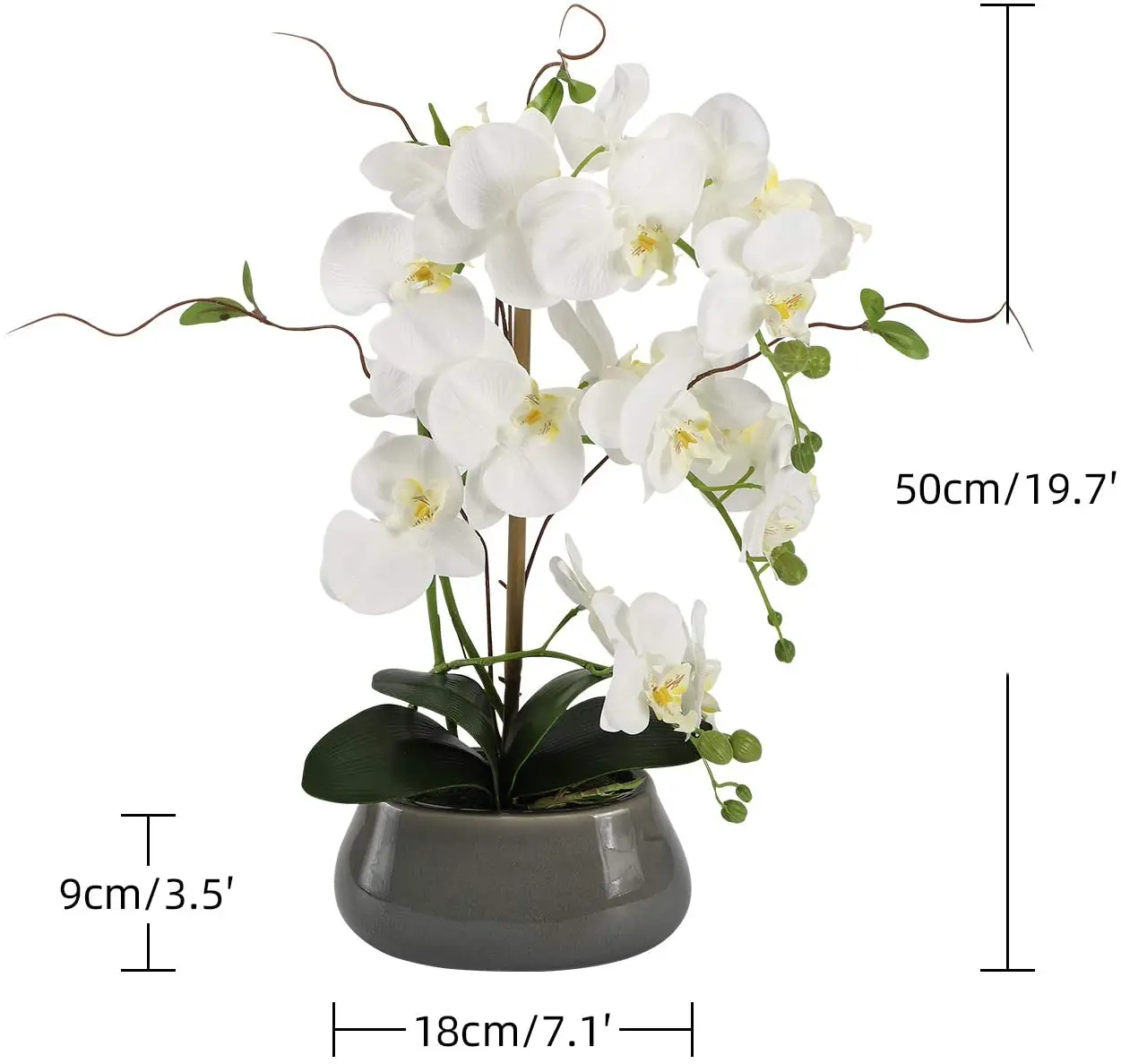 Artificial Orchid Flowers Cent - Flower Girl Basket 评论和价格
