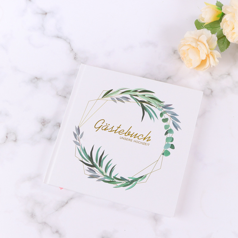 Custom Wedding Guest Book with - Personalized Guest Book 评论和价格