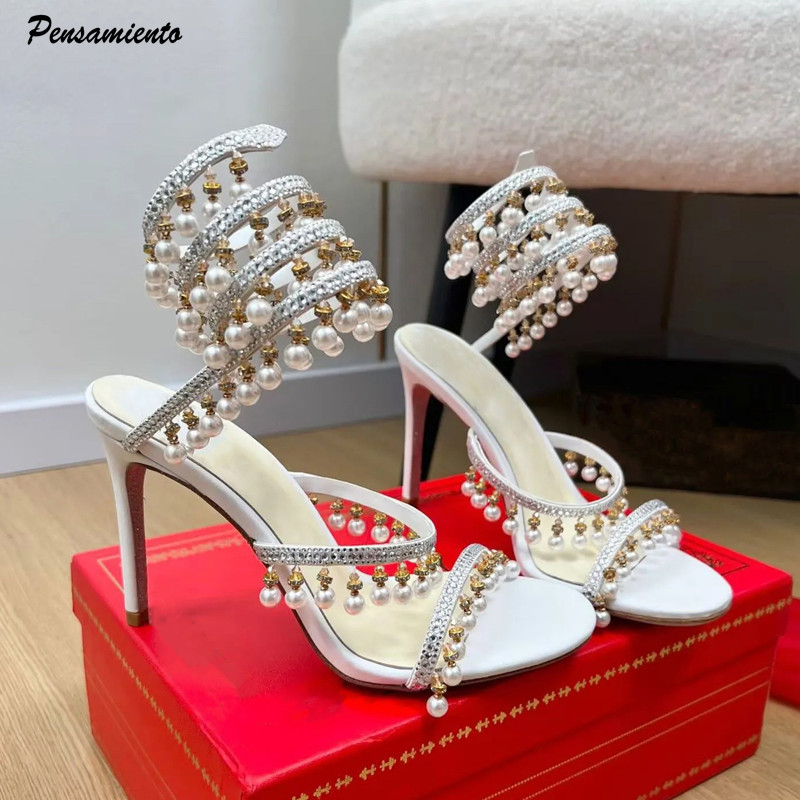 Luxury Rhinestones Pearls Tass - Wedding Super 评论和价格
