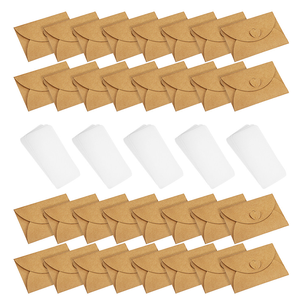 30Sets Mini Kraft Envelopes He - Wedding Envelopes 评论和价格