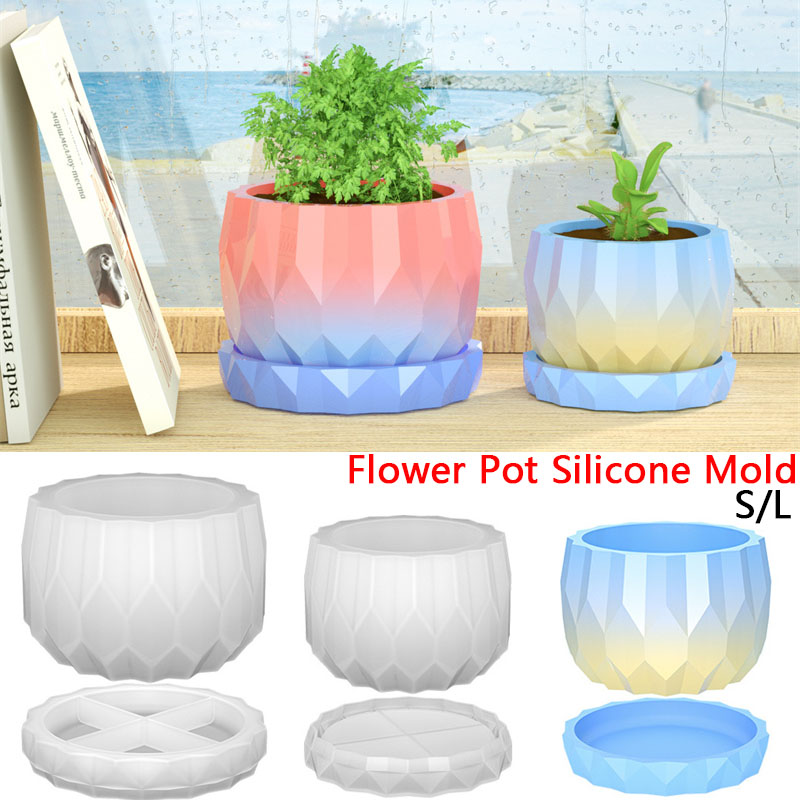 1 Set Silicone Planter Molds F - Flower Girl Basket 评论和价格